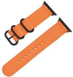 Apple Watch 4-6, SE, SE (2022) (38 / 40 mm) / Watch 7-9 (41 mm), műanyag pótszíj, szőtt, állítható, Xprotector, narancssárga - pixato