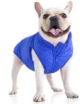  Vízálló, szőrmentes kutyakabát, kék, XL-es (francia bulldog méret)