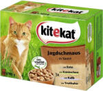 Kitekat Jagdschmaus Sauce Alutasakos Macskaeledel 12x85g