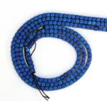  Hematit Mat Colorat Albastru Cub 3x3 mm - Margele Pietre Semipretioase pentru Bijuterii - concepttropic - 12,00 RON