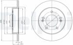 DELPHI Disc frana DELPHI BG4310 - piesa-auto