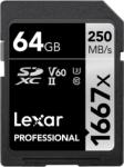 Lexar SDXC Professional 1667x 64GB C10 LSD64GCB1667