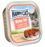 Happy Cat Minkas Duo alutálcás eledel - Szárnyas és lazac 16x100g - vetpluspatika