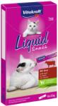 Vitakraft Cat Liquid Snack - szószos jutalomfalat marhával és inulinnal (6x15g) - vetpluspatika