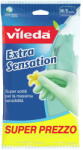 Vileda Extra Sensation Household gloves Green Cotton, Latex 1 pc(s) (167394) - 24mag