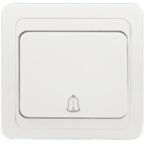 Evotools Intrerupator ingropat pentru sonerie, cu Intensitate: 10 A si Tensiunea maxima 250V, potrivit pentru comanda circuitului de sonerie in locuinte, apartamente, ateliere sau magazine. Se monteaza in doza