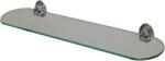 Evosanitary Etajera din sticla 1085, cu suport din alama cromata si polita din sticla, dimensiuni 520mm lungime si 120-140mm latime (in functie de sursa). Se monteaza pe perete cu diblu si surub, se asorteaza cu 