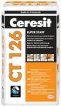 Ceresit CT 126 este un glet pe bază de ipsos, în sac de 20 kg, pentru interior, care permite straturi de până la 10 mm. Se aplică pe tencuială, beton sau gips-carton, oferă finisaj alb mat și poate fi vopsit 