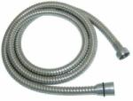 Evosanitary Furtun de dus extensibil ESS / 1500MM, cu exterior din otel inox si tubulatura interioara din PVC. Piulite de racordare G 1/2 din alama cromata, temperatura maxima 90° si presiune maxima 2 bar. Potriv