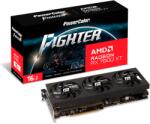 PowerColor PW Fighter AMD Radeon RX 7800 XT 16GB (RX7800XT 16G-F/OC) Videokártya
