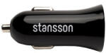Stansson CH-100-BL 2, 1A univerzális fekete autós töltő (CH-100-BL)