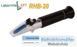Labornite RHB-20ATC ipari refraktométer