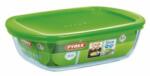 Pyrex COOK&STORE tégl. sütőtál+műa. tető 23x15x6, 5cm 1, 1l