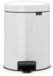 Brabantia PEDAL BIN NEWICON ped. szemetes . 5L WHITE-BRABANTIA