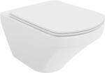 Mexen Vito, falra akasztható WC Rimless 54, 5 x 37 cm, lassan eső ülőfelülettel duroplasztból, fehér, 30174000 (30174000)