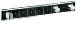 Hansgrohe RainSelect, Fal alatti csaptelep 5 készülékhez, fekete/króm, 15358600 (HAN-15358600)