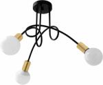 Toolight Toollight - Mennyezeti lámpa Paradise 3xE27 APP517-3C, fekete-arany, OSW-08640 (OSW-08640)