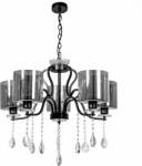 Toolight Szerszámlámpa - Függeszték Vintage Crystal E27 60W APP958-5CP, fekete, OSW-07004 (OSW-07004)