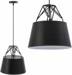 Toolight Szerszámlámpa, felfüggesztett fém mennyezeti lámpa 1xE27 APP422-1CP, fekete, OSW-00552 (OSW-00552)