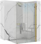 Rea Cortis, tolózuhany paraván 120x200cm, 6mm üveg, átlátszó üveg, arany profil, REA-K8485 (REA-K8485)