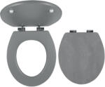FERRO - WC ülőke, MDF nyomattal, fém-króm zsanérok, WC / SOFTSTONE2 (WC/SOFTSTONE2)