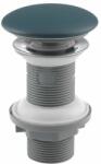 SAPHO Sapho, Mosdó kifolyó 5/4 "click-clack, kerámia burkolat, vastagság 20-70mm, matt zöld Benzin, 38TP0181I (38TP0181I)