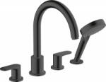 Hansgrohe Vernis Blend, fürdőcsaptelep, 4 lyukú telepítés, fekete matt, 71456670 (HAN-71456670)