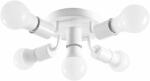 Toolight Szerszámlámpa - Fém mennyezeti lámpa 5xE27 60W APP706-5c, fehér, OSW-05205 (OSW-05205)