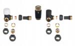 Invena Invena, axiális termosztatikus szelep, fekete-arany, INV-CD-25-Z15-S (INV-CD-25-Z15-S)