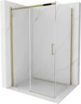Mexen Omega zuhany 110x100cm, 8mm üveg, aranyprofil átlátszó üveg, 825-110-100-50-00 (825-110-100-50-00)