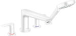 Hansgrohe Talis E, kádcsaptelep, 4 lyukú beépítés, fehér matt, 71748700 (HAN-71748700)