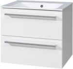 Mereo Mereo, Bino, fürdőszoba szekrény kerámia mosdóval 61 cm, fehér, MER-CN660 (MER-CN660)