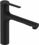 Hansgrohe Zesis M33, mosogató csaptelep 160, kihúzható spray-vel, fekete matt, 74801670 (HAN-74801670)