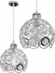 Toolight Szerszámlámpa - Elegáns mennyezeti lámpa 1xE27 APP207, króm, OSW-00402 (OSW-00402)