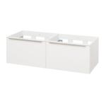 Mereo Mereo, Mailo, fürdőszoba szekrény 121 cm, fehér, MER-CN518S (MER-CN518S)