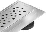 Mexen Flat 360 ° M12 forgó lineáris lefolyó 50 cm króm - 1021050-40 (1021050-40)