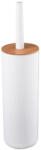 BISK Erga SNOW, álló WC kefe, fehér-barna, ERG-07582 (ERG-07582)