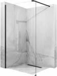 Rea AERO, zuhany paraván WALK IN, 1 lapos, 90 x 195 cm, matt fekete-átlátszó, REA-K7581 (REA-K7581)