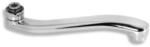 FERRO Novaservis, Kilépő akasztó ívelt 25 cm fehér-króm, RAM1070-1 (RAM1070.1)