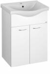 SAPHO Aqualine, KERAMIA FRESH mosdószekrény 51, 1x74x34cm, fehér, 50057 (50057)