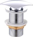 Mexen zárható négyzet lefolyó, ClickClack, túlfolyó nélkül, króm, 79916-00 (79916-00)