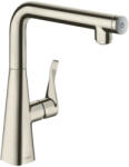 Hansgrohe Metris Select, karos mosogató csaptelep 260, rozsdamentes acél megjelenés 14847800 (HAN-14847800)