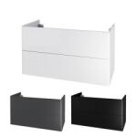 Mereo Mereo, Siena, fürdőszoba szekrény 100 cm, fehér, antracit, fekete, többszínű - RAL fényes/matt, MER-CN442S (MER-CN442S)