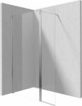 Deante Kerria Plus, forgatható képernyő 40x200 cm, 6mm átlátszó üveg, króm profil, DEA-KTSX072P (KTSX072P)