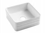 INVENA Akte, asztali mosogató 38x38x15 cm, fehér, INV-CE-54-K01-C (INV-CE-54-K01-C)