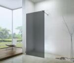 Mexen zuhany paraván WALK-IN, 6mm üveg, 50cm, króm profil, szürke üveg, 850-050-000-01-40 (850-050-000-01-40 WALK-IN)