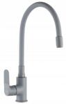 INVENA Joga, szabadon álló mosogató csaptelep rugalmas karral, szürke, BZ-32-P05-C (INV-BZ-32-P05-C)