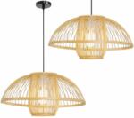 Toolight Toollight Natural, mennyezeti lámpa 1xE27 APP887-1CP, barna, OSW-05247 (OSW-05247)