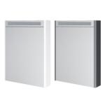 Mereo Mereo, Siena, fürdőszoba galéria 64 cm, tükrös szekrény, fehér, antracit, többszínű - RAL fényes/matt, MER-CN415GB (MER-CN415GB)