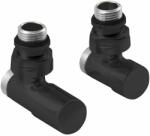 Sapho Sapho, COMPACT BLACK szelepcsatlakozó készlet kézi sarok, matt fekete, CP5115BS (CP5115BS)